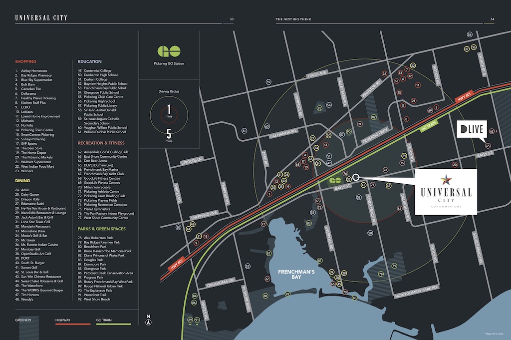 Amenities and Attractions Within a 5 Minute Driving Radius